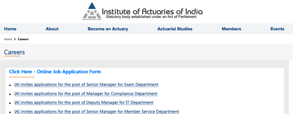 Institute of Actuaries of India
